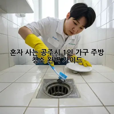혼자 사는 공주시 1인 가구, 주방 청소 완벽 가이드!