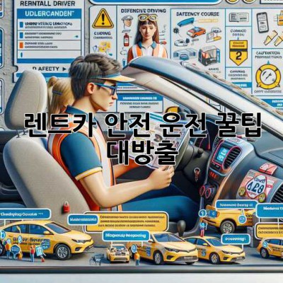 🚗 렌트카 안전 운전, 꿀팁 대방출! 🍯
