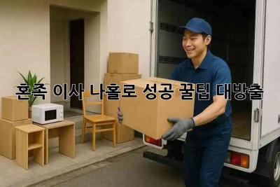 📦 혼족 이사, 나홀로 성공?! 꿀팁 대방출! 🍯